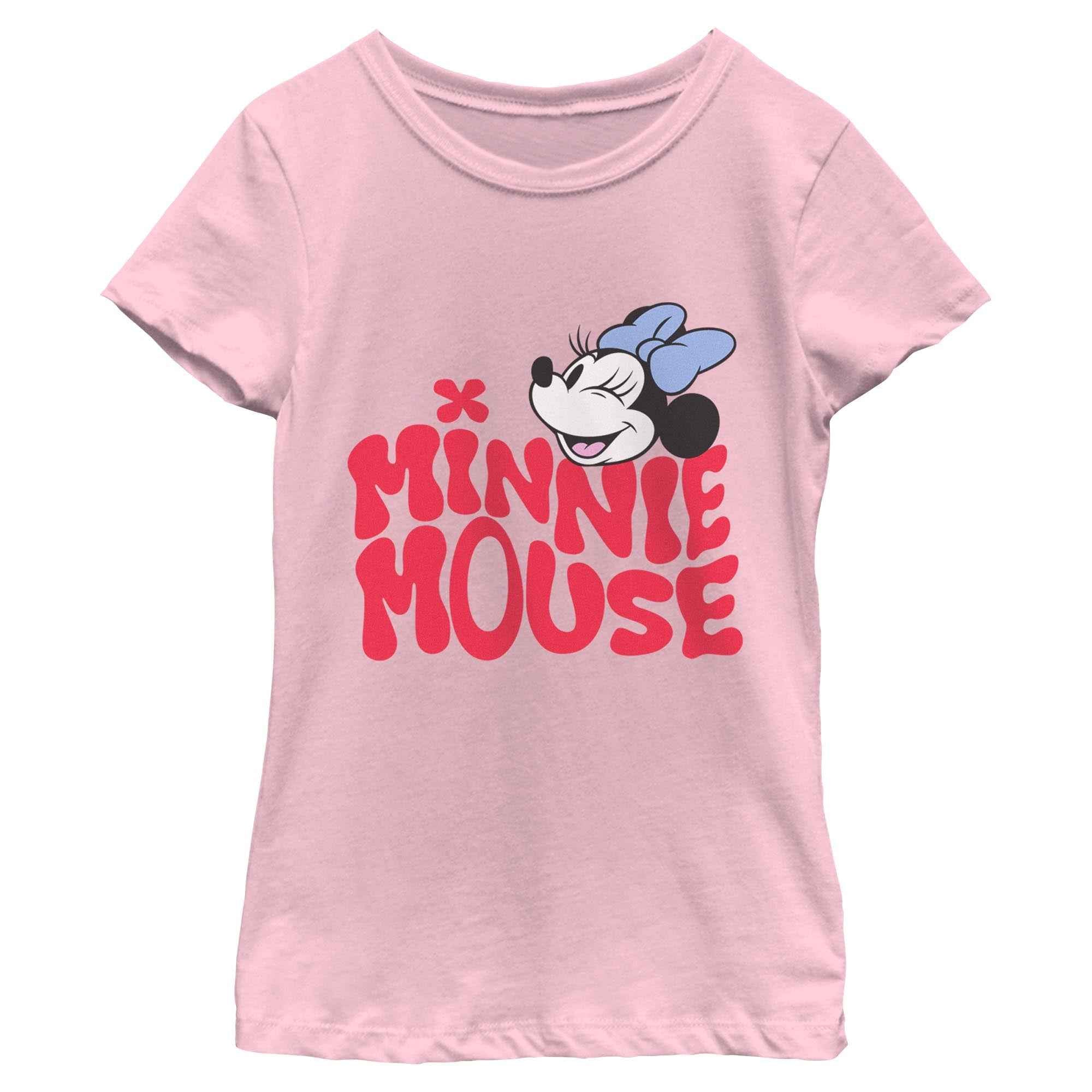 Girl's Disney Minnie Mouse Wink T-Shirt
