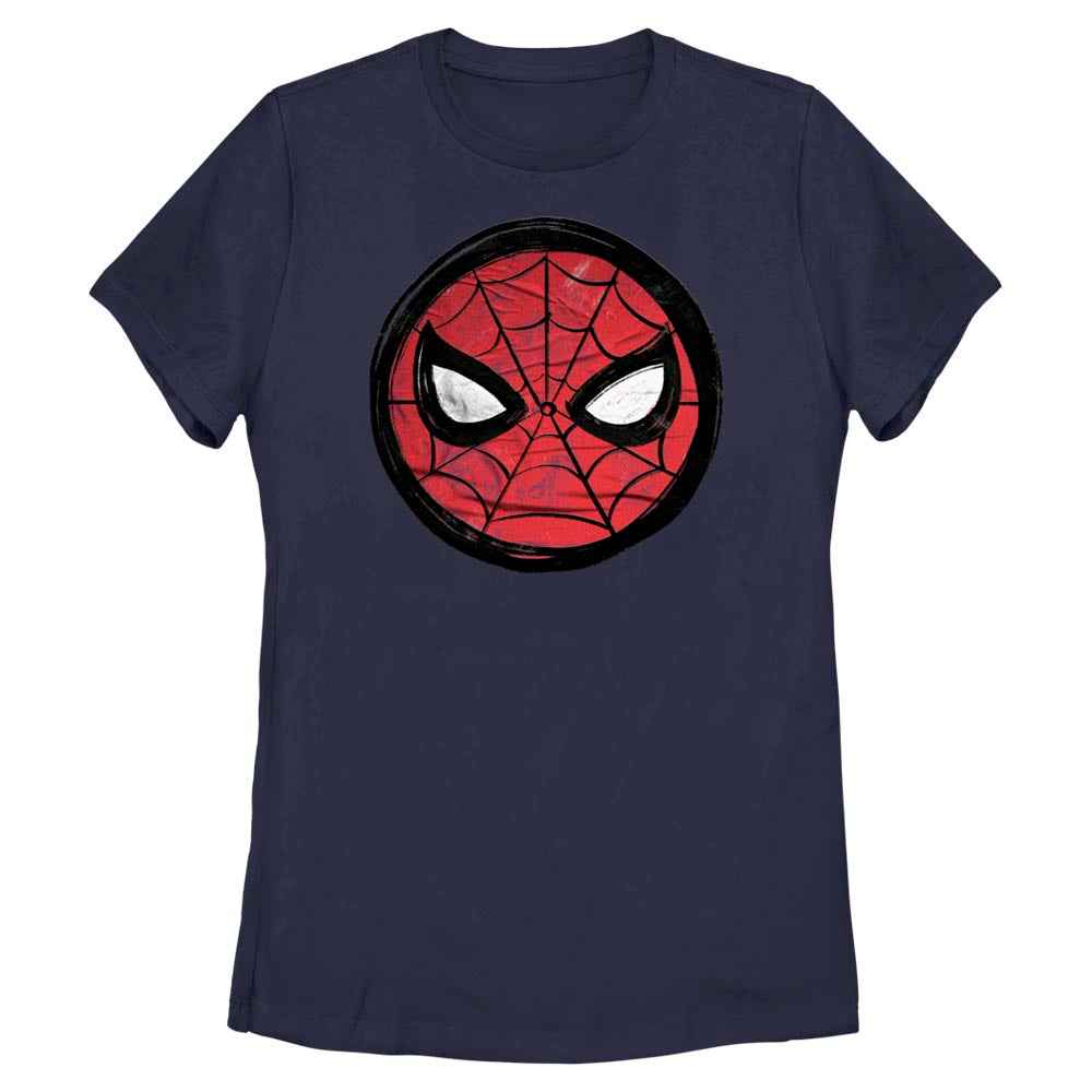 Women's Marvel SPIDEY SKETCH CIRCLE T-Shirt