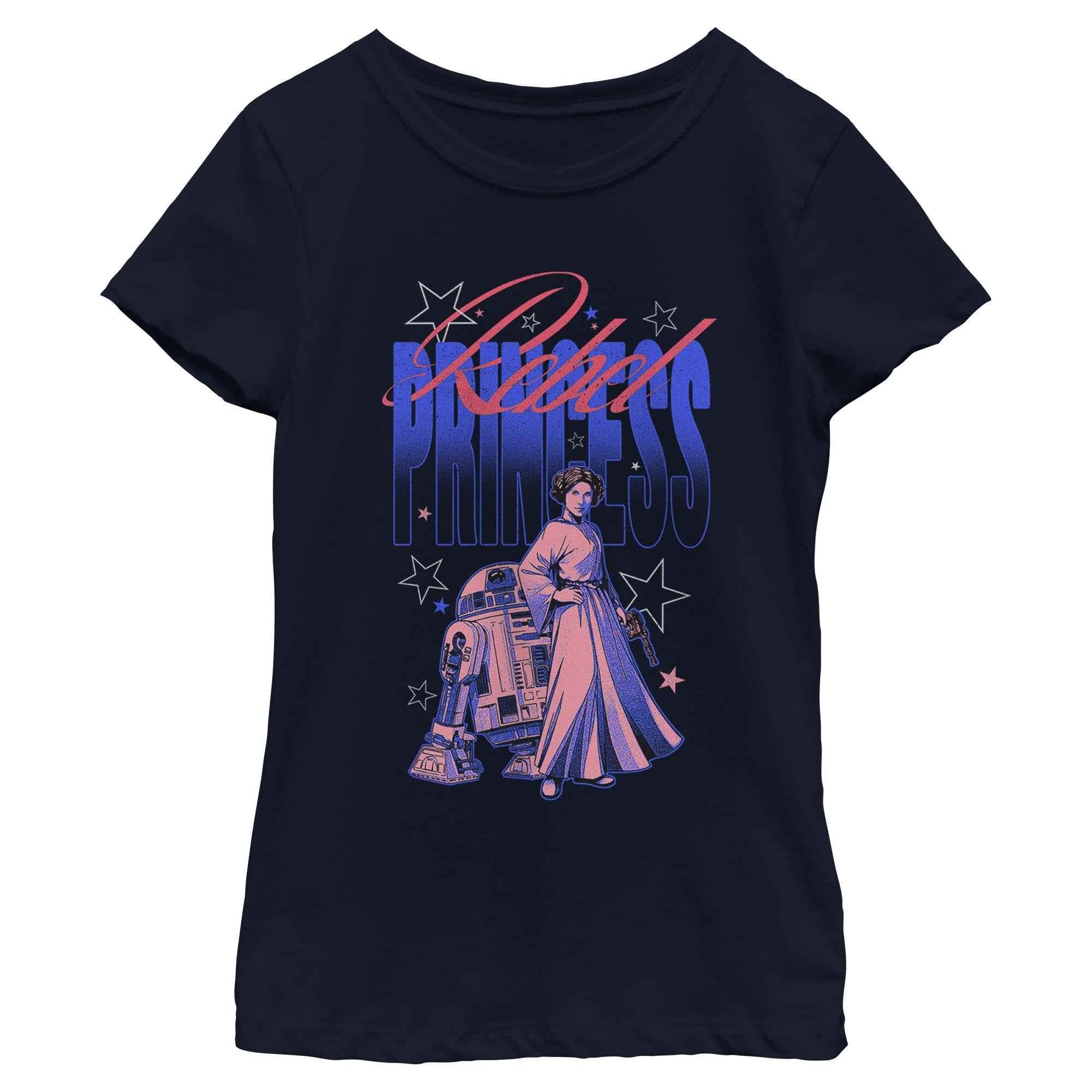 Girl's Star Wars Rebel Princess Stars T-Shirt