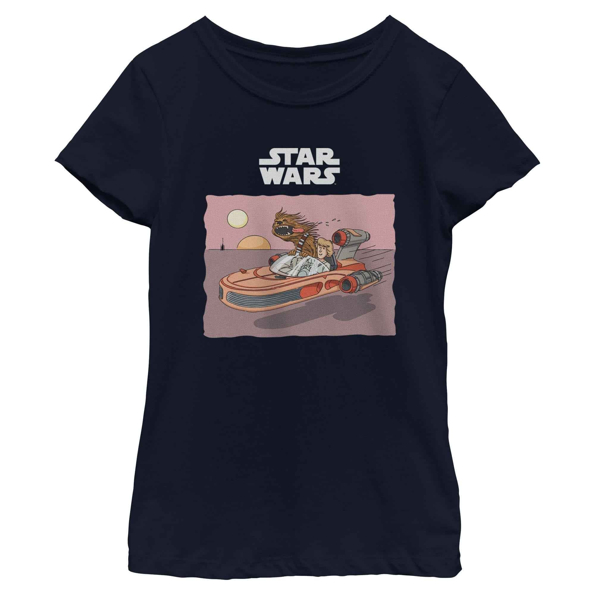 Girl's Star Wars Friends Traveling T-Shirt